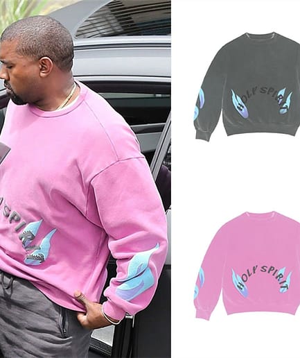 Kanye West Pink Hoodie